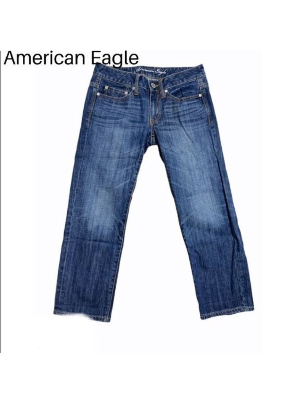 American Eagle Boy Fit Cropped Jeans
